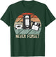 Vintage Never Forget Audio Cassette Floppy Disk VHS Tape 90s T-Shirt - T-Shirt | Forest