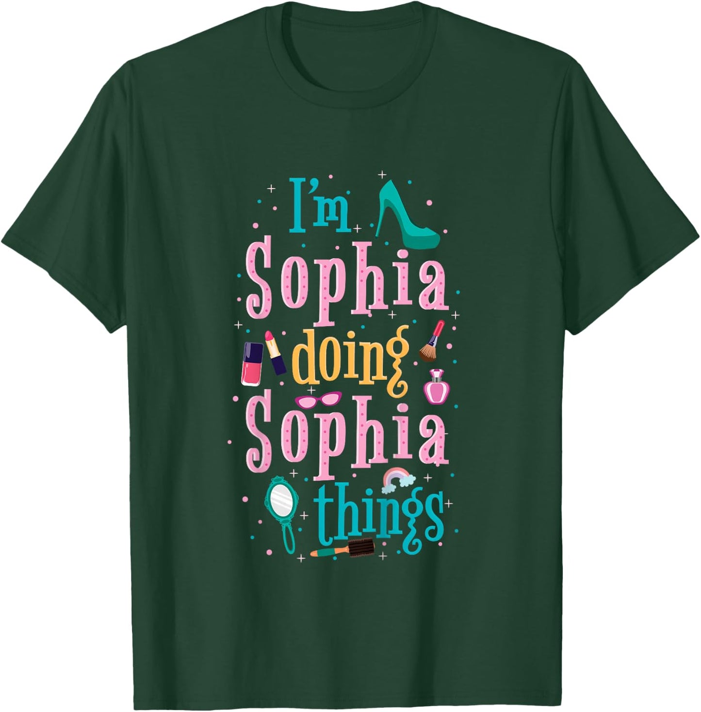 Cute shirt for kids or toddlers named Sophia T-Shirt - T-Shirt | Forest