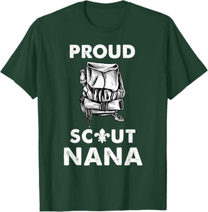Proud Scout Nana Camping Scouting Lover T-Shirt - T-Shirt | Forest