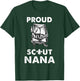 Proud Scout Nana Camping Scouting Lover T-Shirt - T-Shirt | Forest