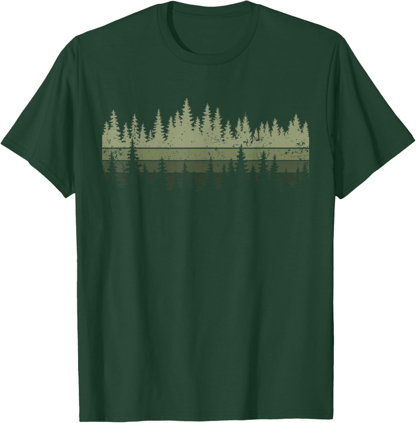 Outdoors Nature Forest Retro T-Shirt - T-Shirt | Forest