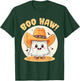 Boo Haw Funny Halloween Western Cowboy Ghost Men Women Kids T-Shirt - T-Shirt | Forest