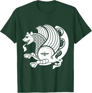 Persian Healing Simurgh Farvahar of Achaemenids & Sassanids T-Shirt - T-Shirt | Forest