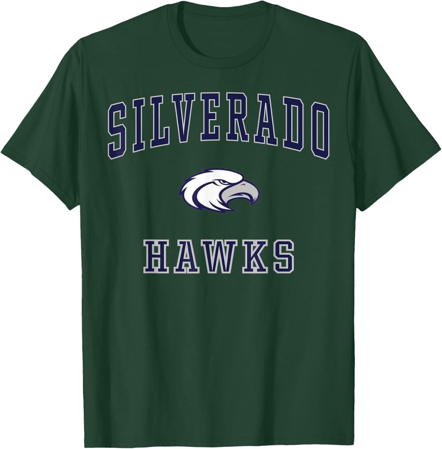 Silverado High School Hawks C1 T-Shirt - T-Shirt | Forest