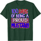100 Days of School Mustangs Elementary Teacher Mustang pride T-Shirt - T-Shirt | Forest