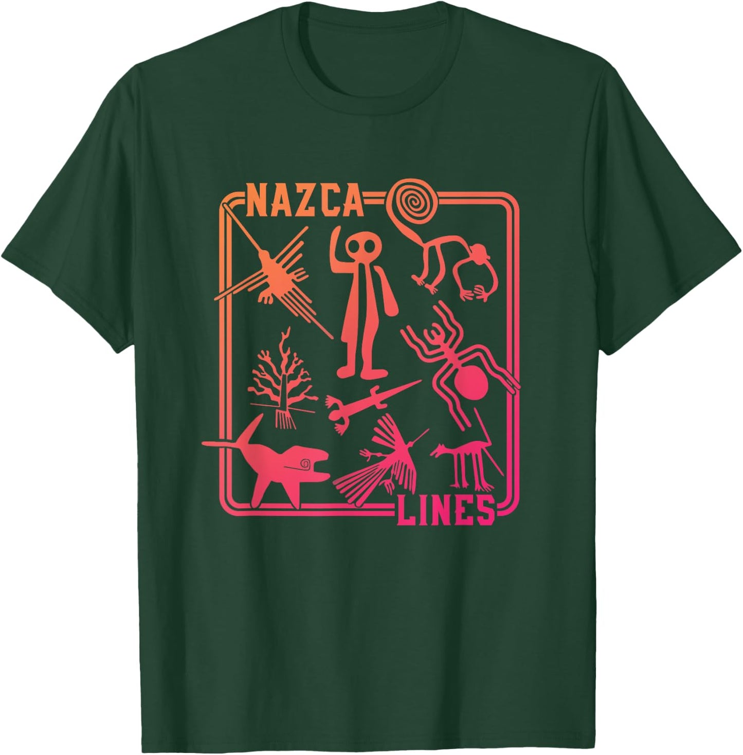 Nazca Lines T-Shirt - T-Shirt | Forest