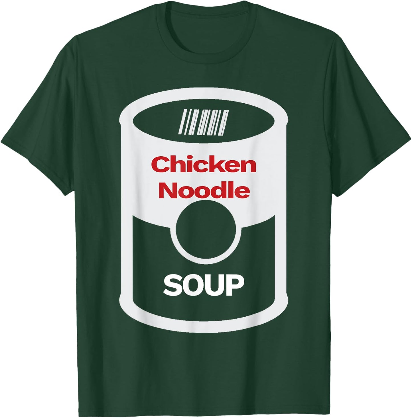 Halloween Funny Kids Adult Chicken Noodle Soup Costume Party T-Shirt - T-Shirt | Forest
