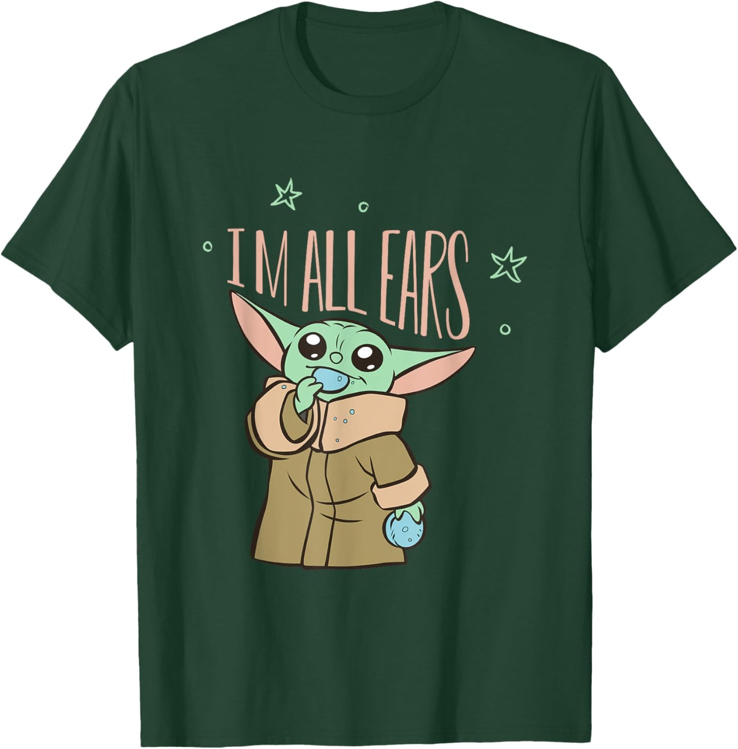 Star Wars The Mandalorian Grogu I’m All Ears T-Shirt - T-Shirt | Forest