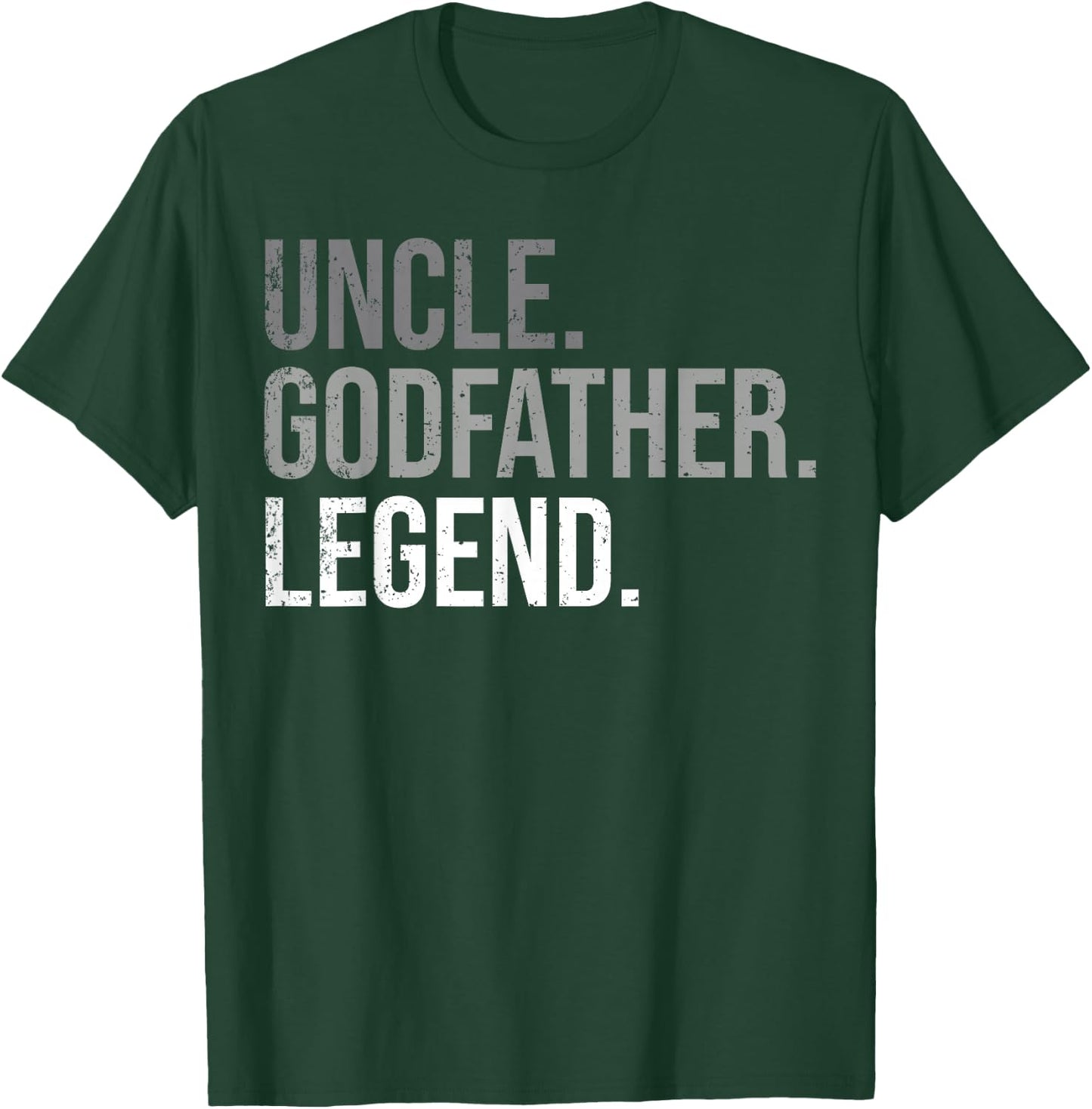 Uncle Godfather Legend Best Godfather Proposal Baptism T-Shirt - T-Shirt | Forest