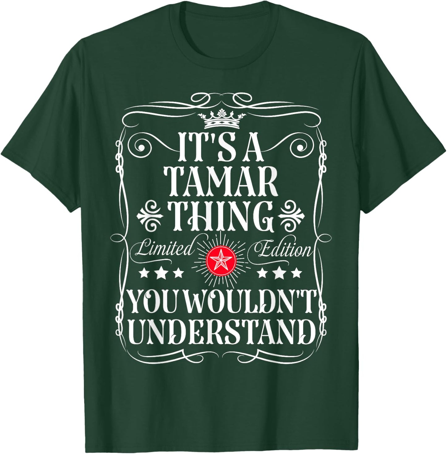 Tamar Name Its A Tamar Thing You Wouldn't Understand T-Shirt - T-Shirt | Forest