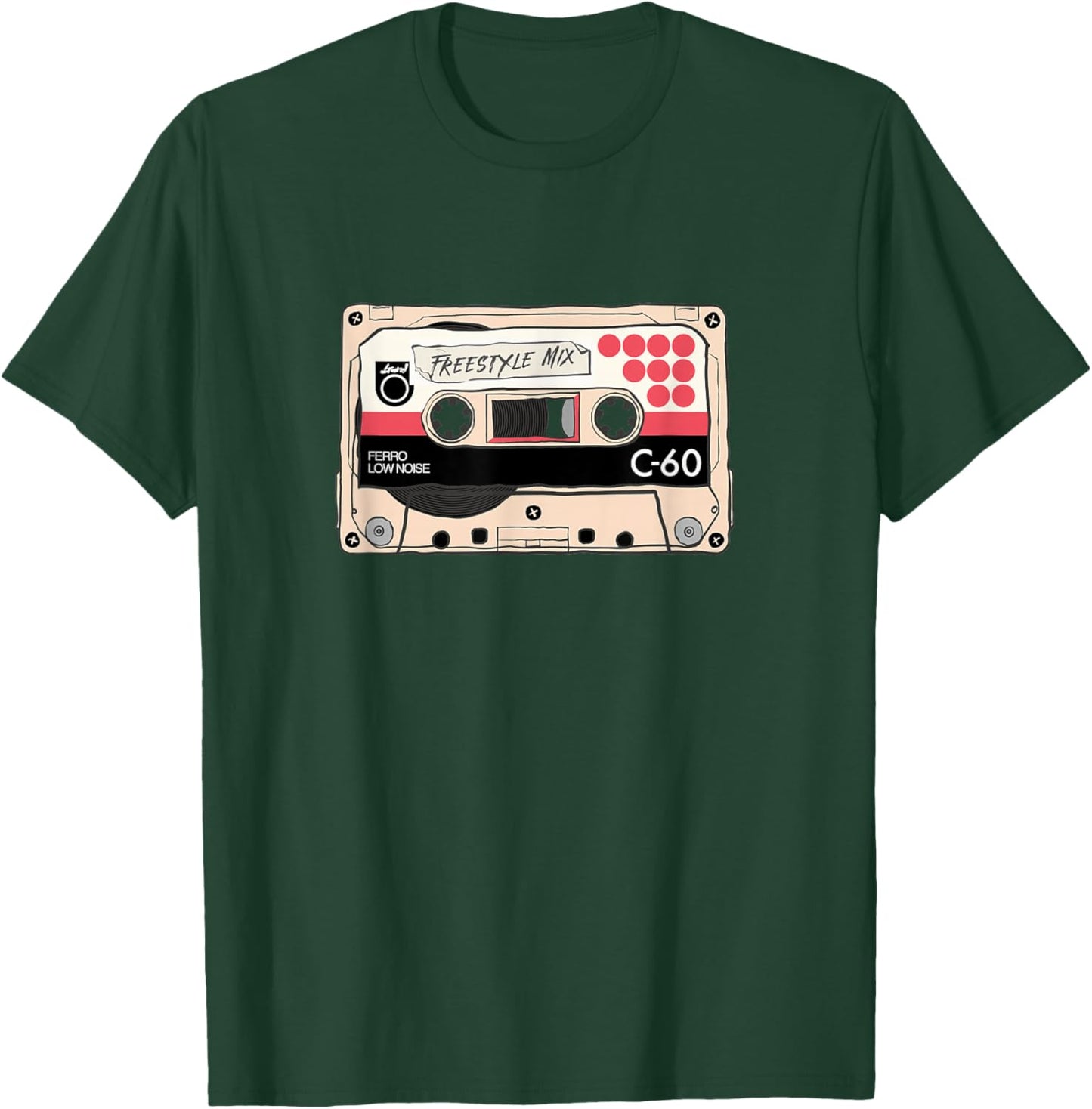 Freestyle Mix Tape Retro Vintage 80s Music Fan T-Shirt - T-Shirt | Forest