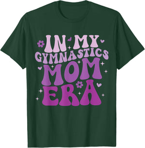 In My Gymnastics Mom Era Groovy Funny Gymnastics Birthday T-Shirt - T-Shirt | Forest