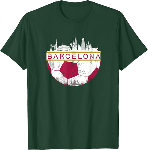 Barcelona City Skyline Soccer Sports Fans Cool