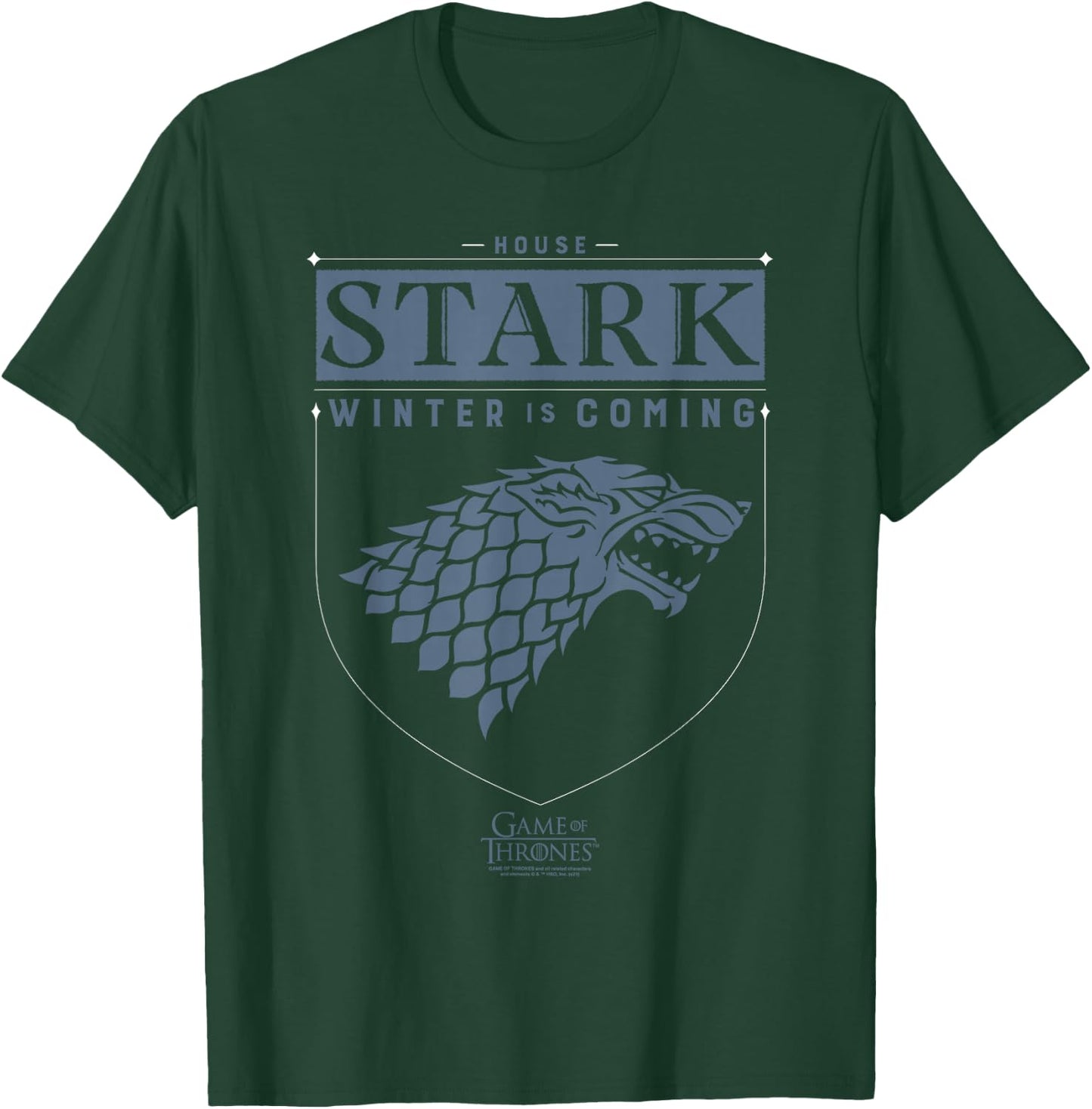 Game of Thrones House Stark Sigil T-Shirt - T-Shirt | Forest