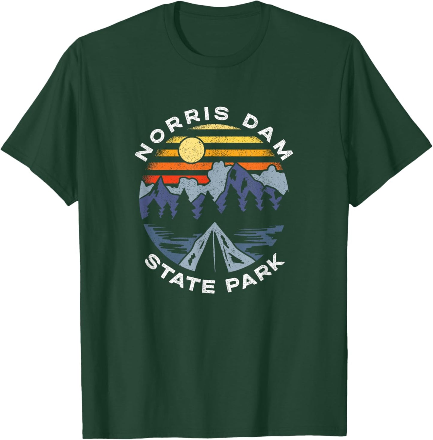 Norris Dam State Park Tennessee Mountains Vacation Souvenir T-Shirt - T-Shirt | Forest