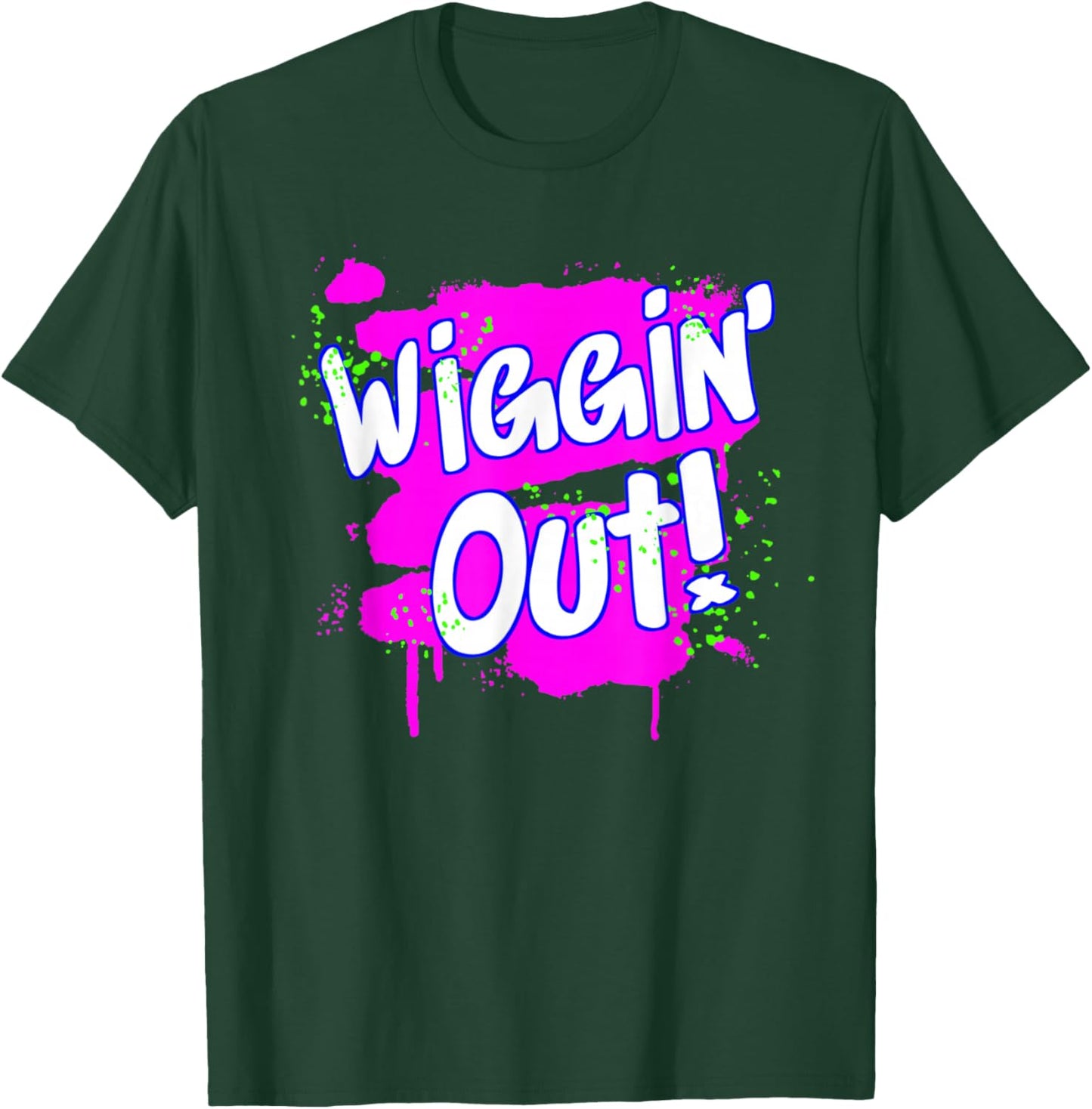 Wigging Out Vintage Stressed Panicked Word Funny Wiggin' Out T-Shirt - T-Shirt | Forest
