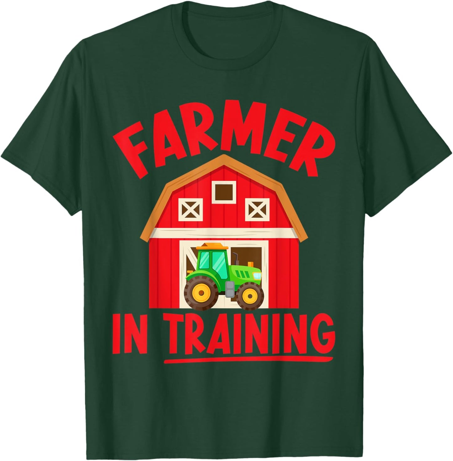 Farm Lifestyle Farming Toddler Farmer In Training T-Shirt - T-Shirt | Forest