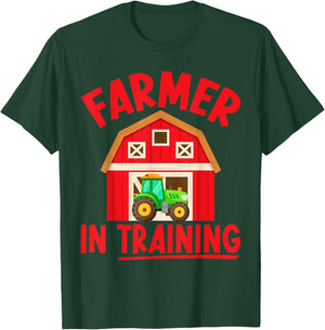 Farm Lifestyle Farming Toddler Farmer In Training T-Shirt - T-Shirt | Forest