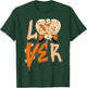 Orange Loser Lover Pink Drip Heart Matching Men Women T-Shirt - T-Shirt | Forest