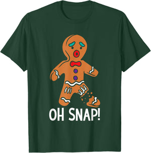 Gingerbread Humor Christmas Santa Xmas Family Adults Kids T-Shirt - T-Shirt | Forest