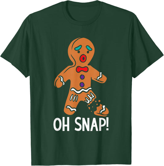 Gingerbread Humor Christmas Santa Xmas Family Adults Kids T-Shirt - T-Shirt | Forest