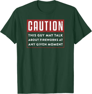 Pyrotechnician Shirt Fireworks | Pyrotechnics Run T-Shirt - T-Shirt | Forest