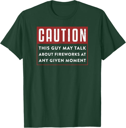 Pyrotechnician Shirt Fireworks | Pyrotechnics Run T-Shirt - T-Shirt | Forest