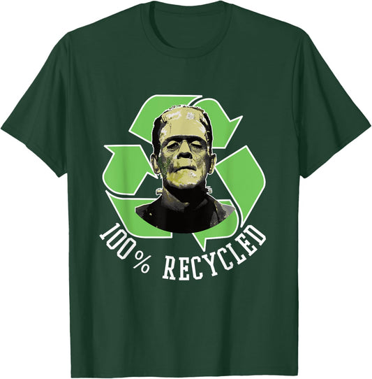 Frankenstein's Monster - 100% Recycled s Funny Halloween T-Shirt - T-Shirt | Forest