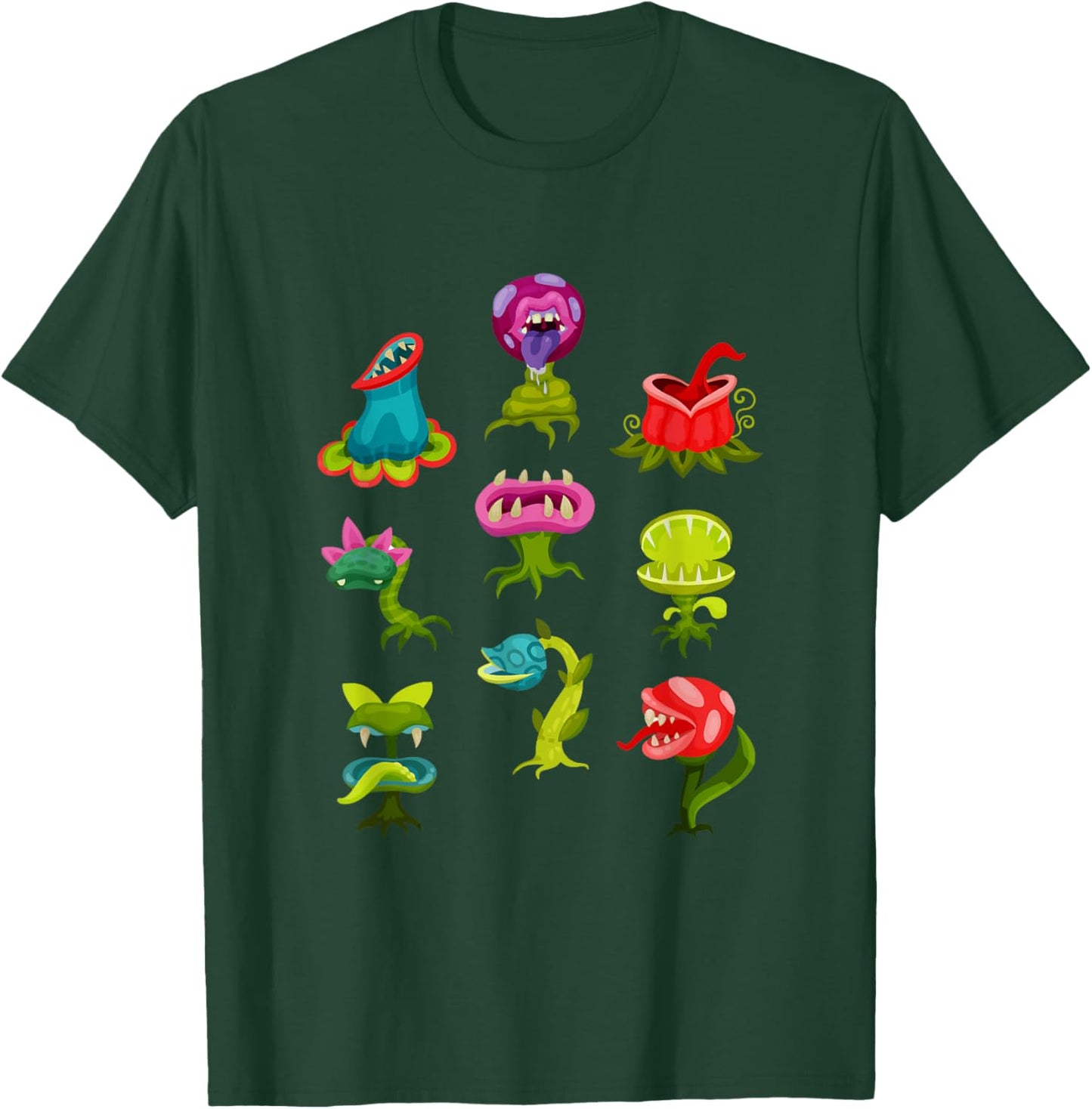 Carnivorous Plants Lover Kids Sarracenia Venus Fly Trap T-Shirt - T-Shirt | Forest