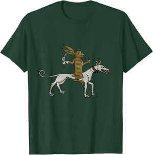 Marginalia Charming Rabbit - Medieval Meme - MargiKnights T-Shirt - T-Shirt | Forest