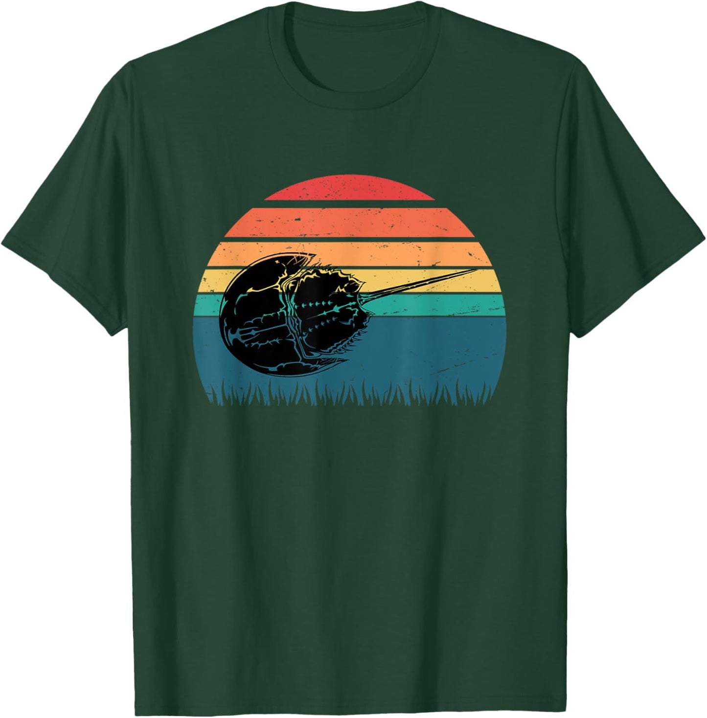 Vintage Horseshoe Crab For Biologist T-Shirt - T-Shirt | Forest
