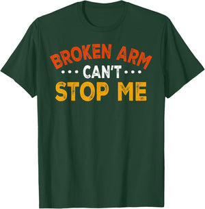 Funny Broken Arm Get Well Soon Teens Kids Post Surgery Gifts T-Shirt - T-Shirt | Forest