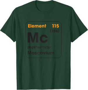 Element 115 - Moscovium Mc T-Shirt - T-Shirt | Forest