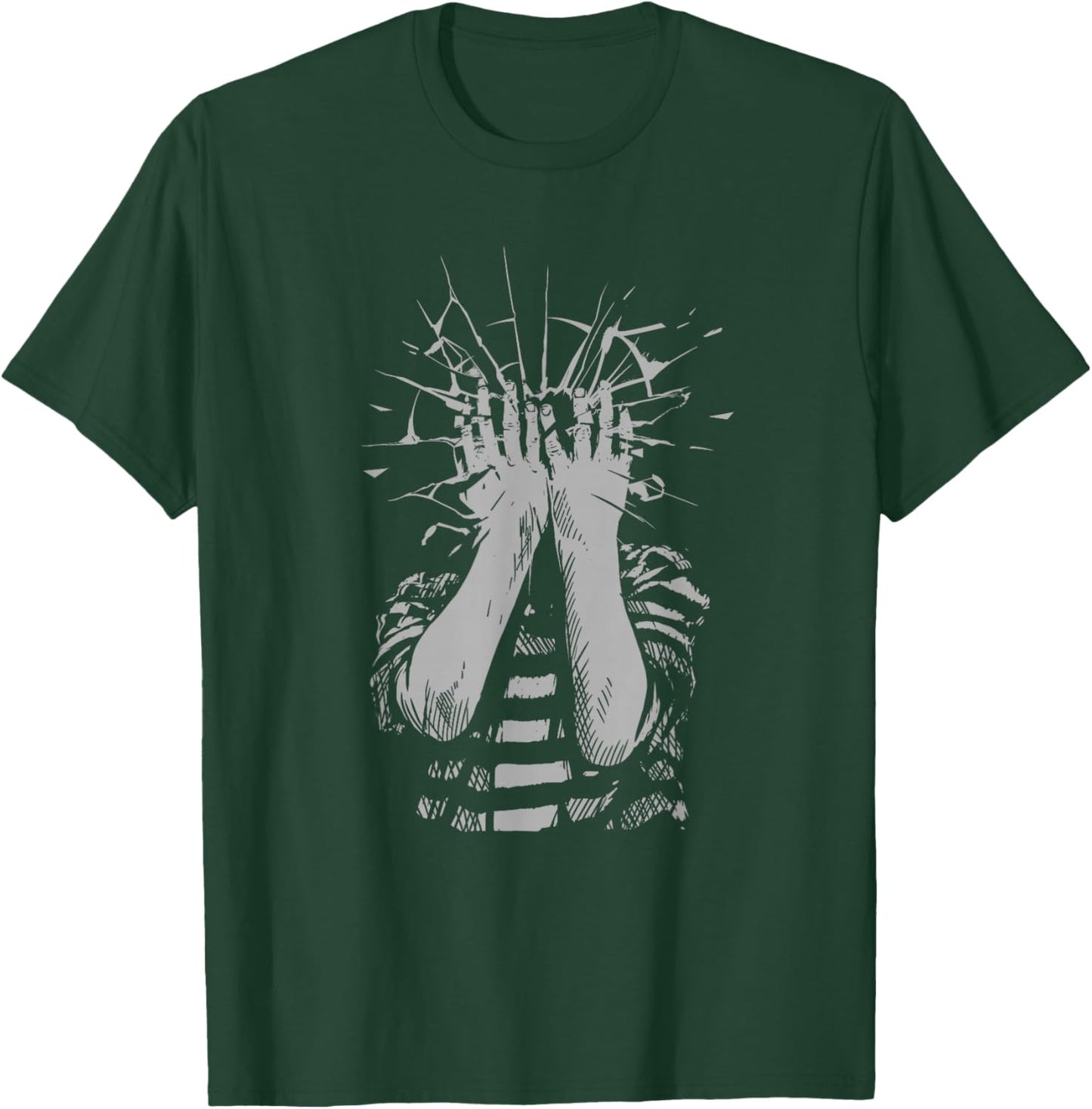 Shattered Emotions Emo Sad Depressing Broken Heart Break Up T-Shirt - T-Shirt | Forest