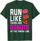 Funny Running Women Donut Finish Line Marathon T-Shirt - T-Shirt | Forest
