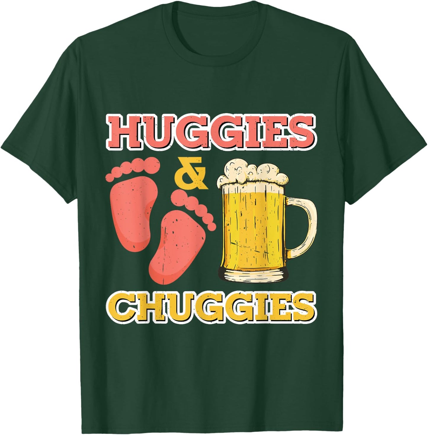 Huggies and Chuggies T-Shirt - T-Shirt | Forest