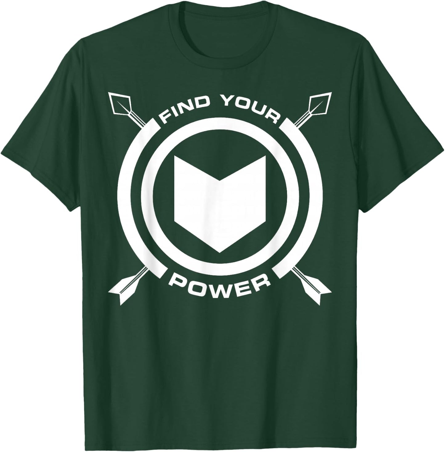 Marvel Hawkeye Find Your Power Simple Logo T-Shirt - T-Shirt | Forest
