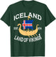 Norse Mythology Viking Ship Island Land of the Vikings T-Shirt - T-Shirt | Forest