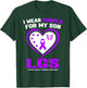 I Wear Purple For My Son Lennox Gastaut Syndrome Awareness T-Shirt - T-Shirt | Forest