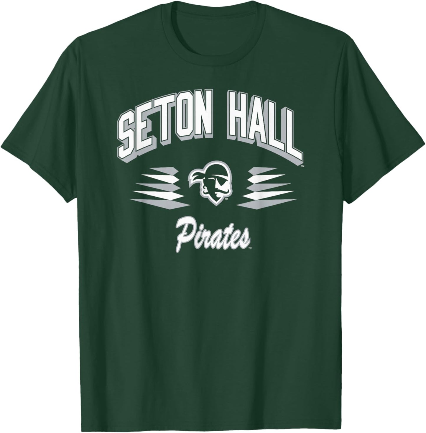 Seton Hall Pirates Retro Diamond Royal Officially Licensed T-Shirt - T-Shirt | Forest