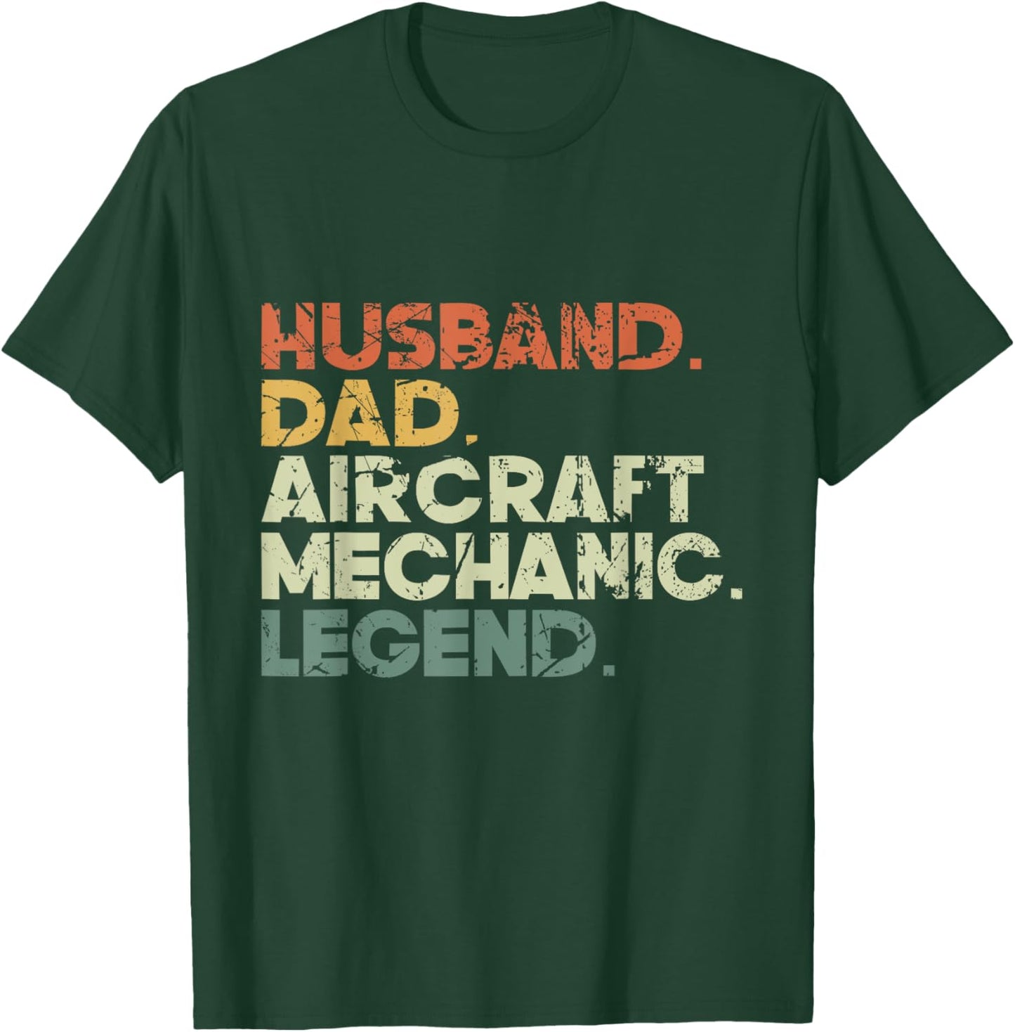 Airplane Mechanic Aircraft Maintenance Pilot Technician T-Shirt - T-Shirt | Forest