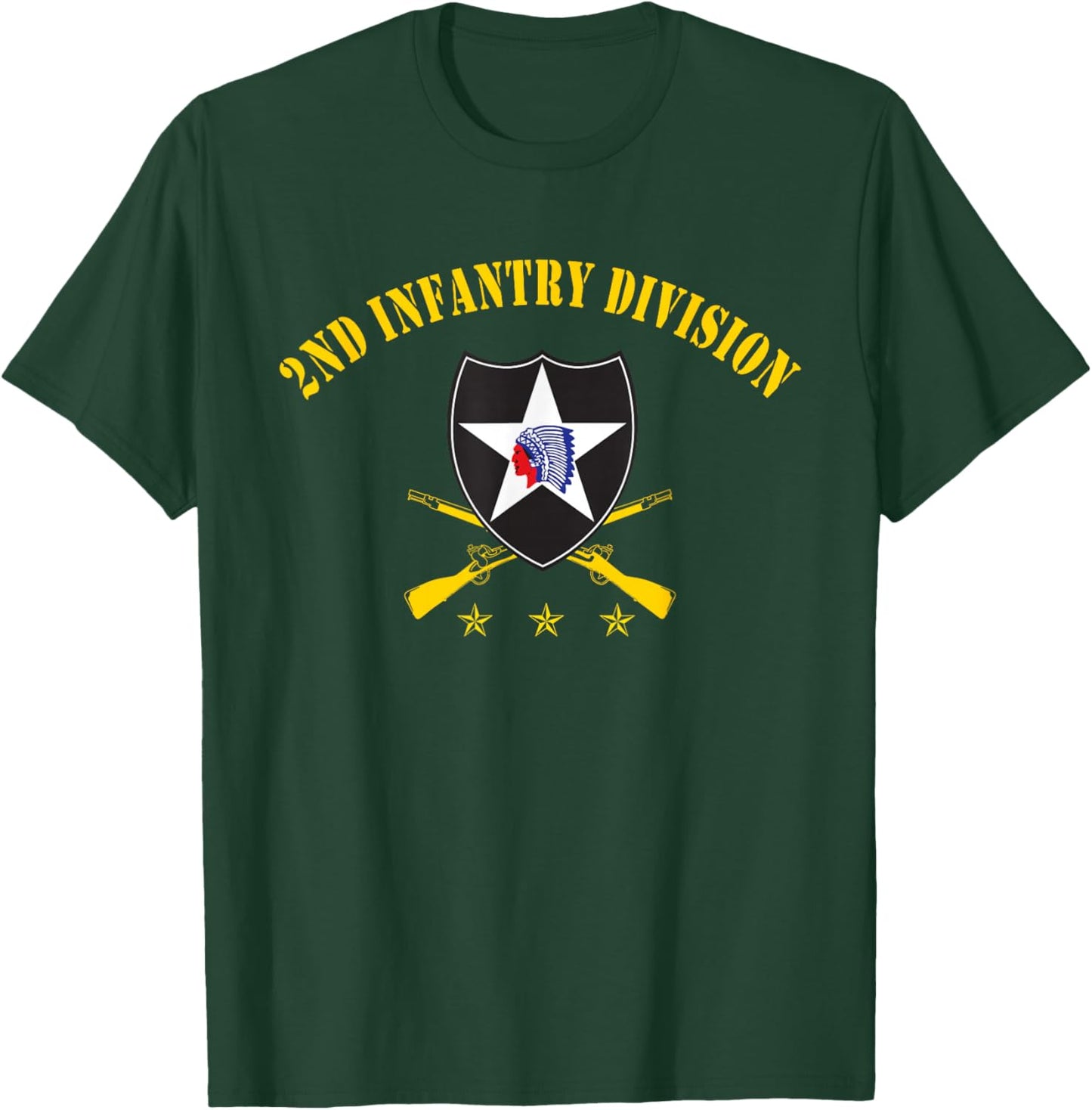 2nd Infantry Division Second to None Shirt Veterans Day T-Shirt - T-Shirt | Forest