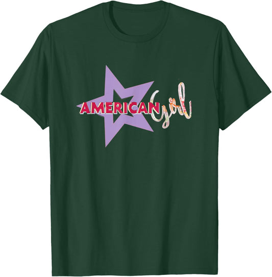 American Girl - Y2K Logo T-Shirt - T-Shirt | Forest