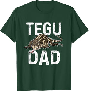 Funny Argentine Black and White Tegu Dad Gift Giant Lizard T-Shirt - T-Shirt | Forest