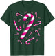 Candy Cane Christmas Crew Santa Pink Kids Girls T-Shirt - T-Shirt | Forest