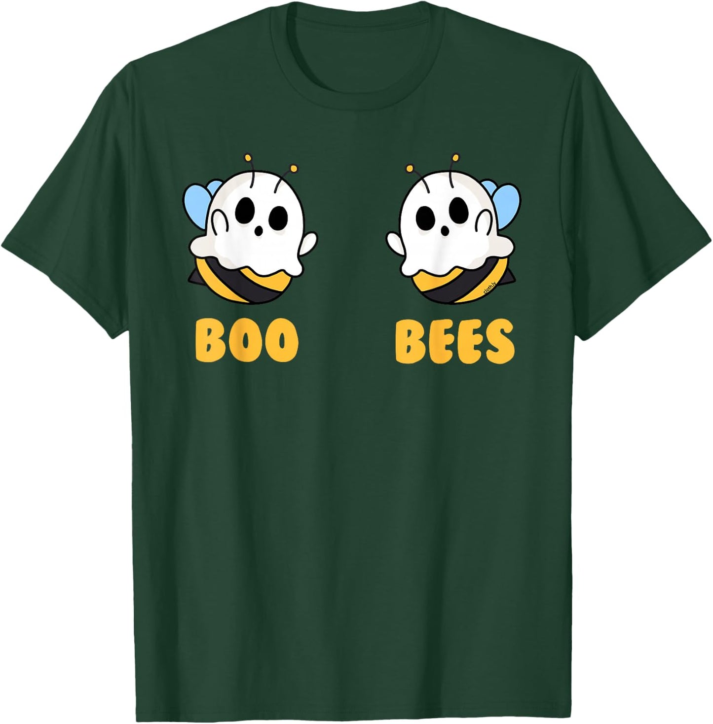 Boo Bees Women Funny Halloween Matching Ghost Costume T-Shirt - T-Shirt | Forest