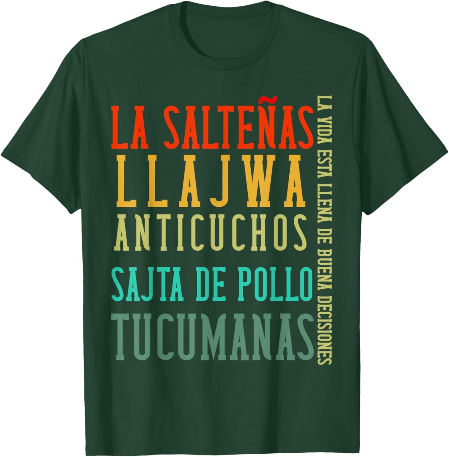 Bolivia Flag Camiseta Men Women Bolivian Food Hombre Mujer T-Shirt - T-Shirt | Forest