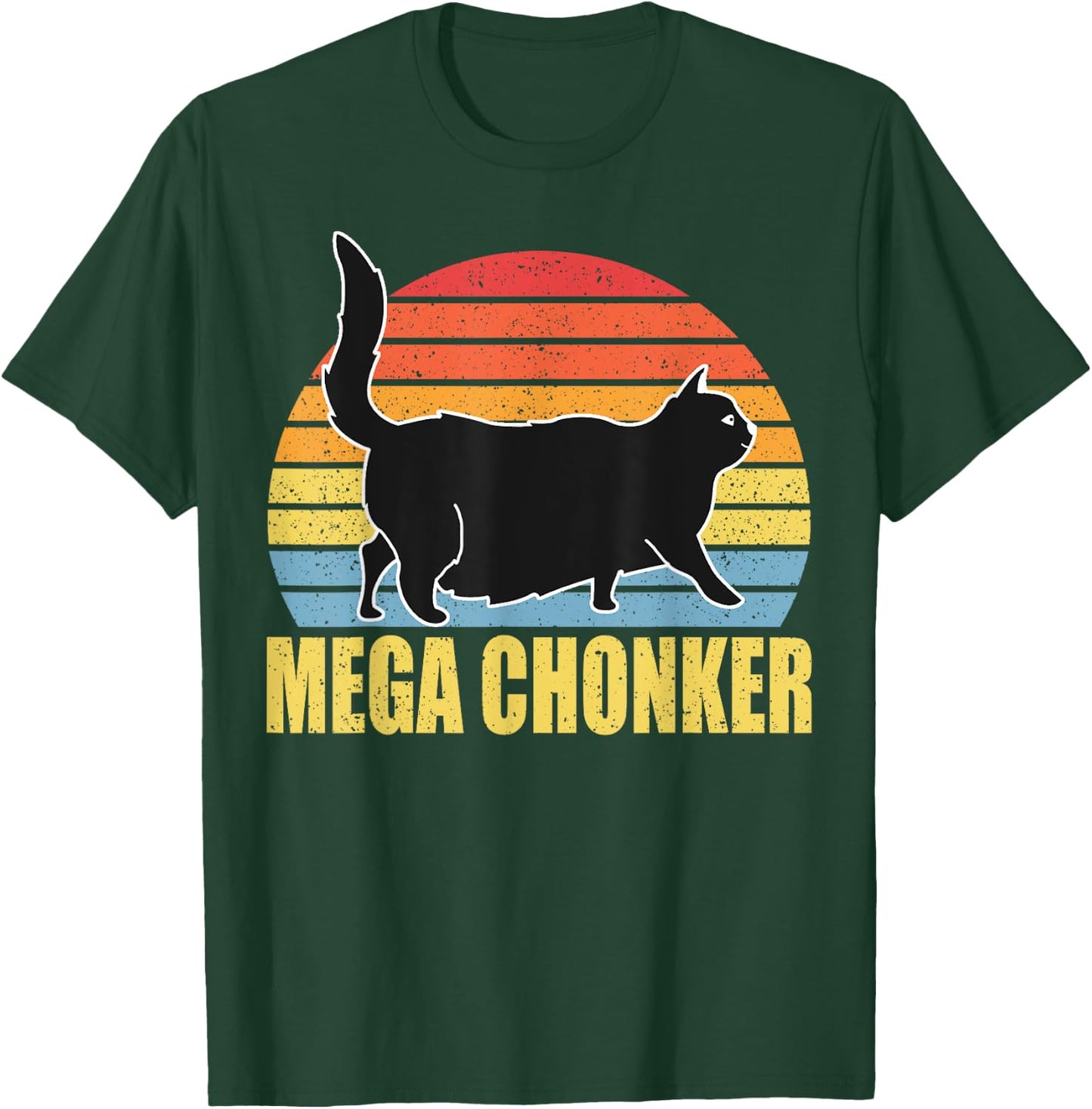 Mega Chonker Chonk Funny Fat Cats Meme Gifts Men T-Shirt - T-Shirt | Forest