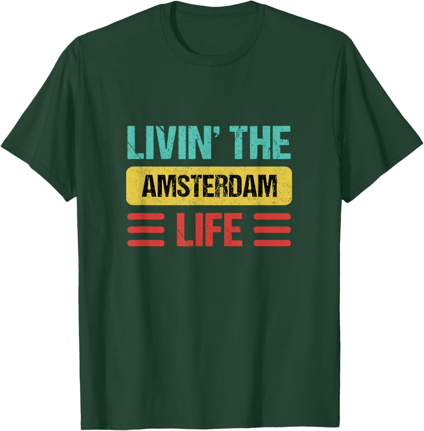 Amsterdam Netherlands T-Shirt - T-Shirt | Forest
