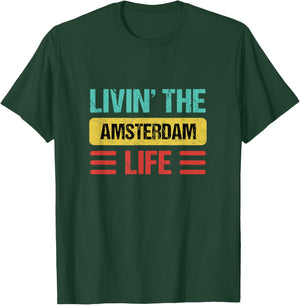 Amsterdam Netherlands T-Shirt - T-Shirt | Forest